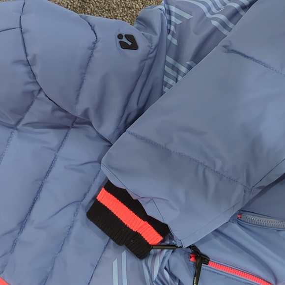 Killtec Houndstooth Logo Puffer Ski Jacket - Insulated size 6 purple - Picture 6 of 8